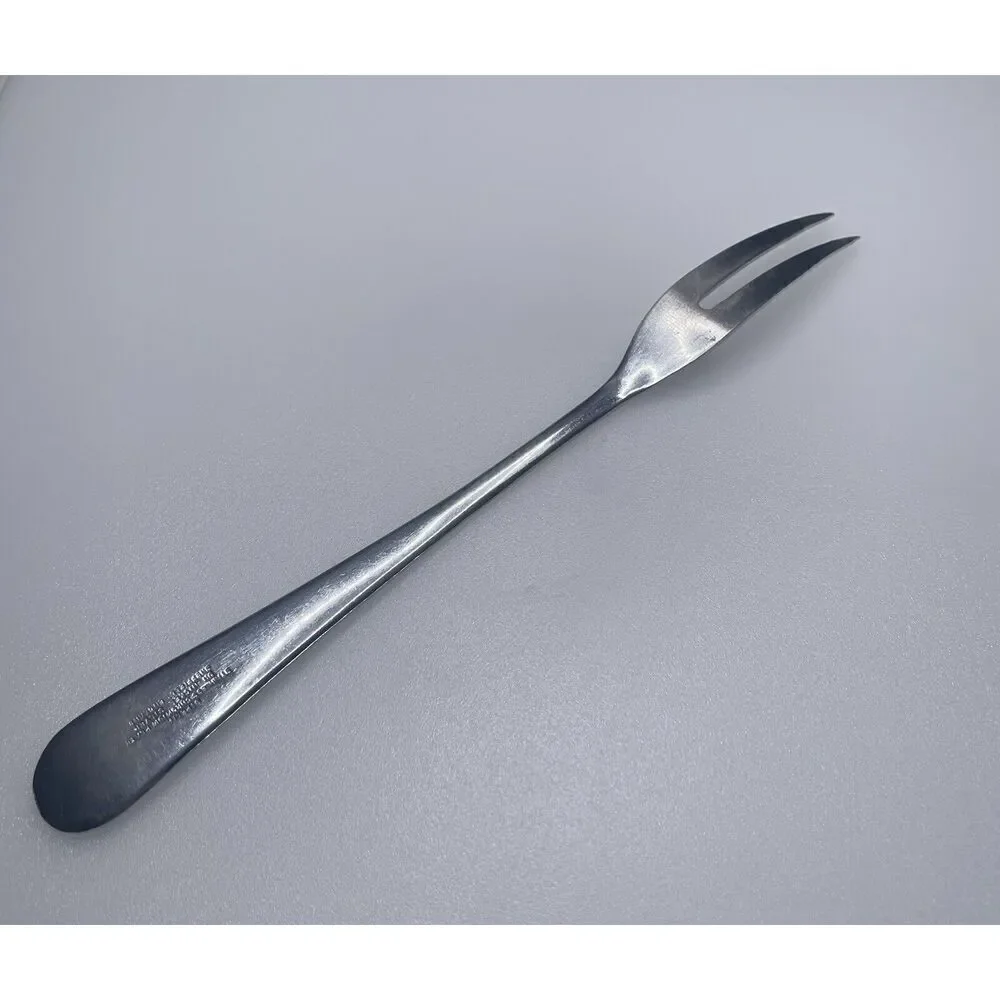 Vintage Sipelia Stainless 7.5” Carving Fork Flatware Stainless‎ Nickel England